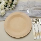 10 Pcs Natural Bamboo 11"" Round Plates Party Wedding Disposable Tableware Sale