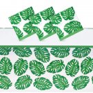 3 Pack Tropical Leaves Tablecloth For Luau Safari Birthday Party 54 X 108 In