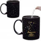 Color Changing Mug Aquarius Zodiac Astrology Sign Cup (11 Oz)