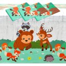 3-Pack Plastic Rectangular Tablecloth Table Covers For Birthday Party 54"" X 108""