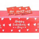 3X Valentine'S Day Plastic Table Cover Tablecloth For Party Decoration 54X108""