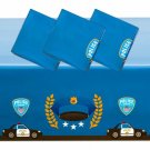 Blue Plastic Tablecloth For Police Party (54 X 108 In 3 Pack)