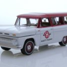 Diecast 1965 Chevy Suburban K1406 Carryall Truck C10 1:64 Scale White