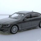 Diecast 2022 Bmw 750Li Xdrive Bernina Grey Luxury Sedan 1:64 Scale Car