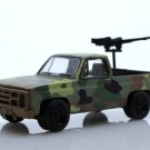 Diecast 1984 Chevy Us Army With Machine Guns K5 Blazer Squarebody 1:64 Scale