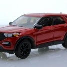 Diecast 2023 Ford Explorer St Performance Suv Car 1:64 Scale Rapid Red