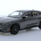 Diecast 2023 Ford Mustang Mach E Electric Suv Car 1:64 Scale Gray