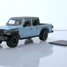 Diecast 2023 Jeep Gladiator Rubicon 4X4 Pickup Truck 1:64 Scale Blue