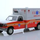 Diecast 1994 Ford F 350 Fdny York City Ambulance Emt 1:64 Scale Truck