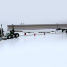 Diecast 389 Oversize Load Bridge Beam Truck Ermc Trailer 164