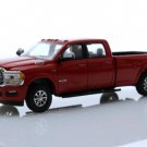 Diecast 2022 Dodge Ram 2500 Laramie 4X4 Pickup Truck 1:64 Scale Red