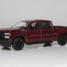 Diecast 2020 Chevy Silverado Z71 Lt Trail Boss Pickup Truck 1:64 Burgundy