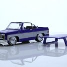 Diecast 1973 Chevy K5 Blazer Square Body Lowered 1:64 Scale Truck Purple