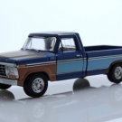 Diecast 1978 Ford F250 Pickup Truck Weathered Rusty Yellowstone 1:64 Scale