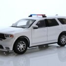Diecast 2022 Dodge Durango Suv Unmarked Police Car 1:64 Scale Blank White