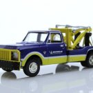 Diecast 1967 Chevy C 30 Michelin Tire Wrecker Tow Truck Dually 1:64 Blue