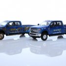 Diecast Set Of 2 2019 Ford F 350 Dually Bigfoot Trucks Muddy 1:64 Scale S