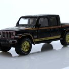 Diecast 2021 Jeep Gladiator J10 Golden Eagle Pickup Truck 1:64 Scale Black