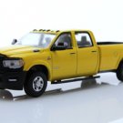 Diecast 2021 Dodge Ram 3500 Tradesman Work Pickup Truck 1:64 Scale Yellow