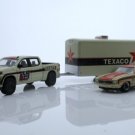 Diecast 2021 Chevy Silverado Camaro Race Car Hauler Trailer Truck 1:64 Scale