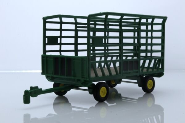 Diecast Farm Hay Bale Throw Wagon / Trailer For Pickup Truck S 1:64 Scale