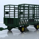 Diecast Farm Hay Bale Throw Wagon / Trailer For Pickup Truck S 1:64 Scale