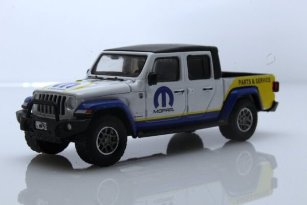 Diecast 2021 Jeep Gladiator Jt Mopar Parts Service Pickup Truck 1:64 Scale