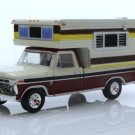 Diecast 1974 Ford F 250 Camper Special Pickup Rv Camping Truck 1/64 Scale