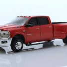Diecast 2021 Dodge Ram 3500 Dually Limited Longhorn Truck 1:64 Scale Red