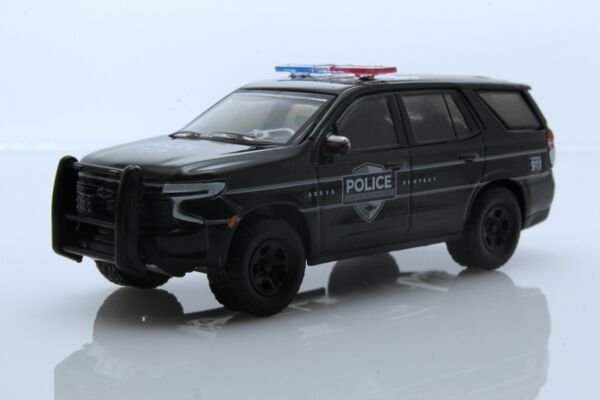 Diecast 2021 Chevy Tahoe Gm Fleet Police Ppv Suv Undercover Car 1:64 Scale