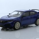 Diecast 2017 Honda Civic Type R Modulo Hatchback 1:64 Scale Car Blue