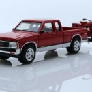 Diecast 1991 Gmc Sonoma Indian Scout Motorcycle With Hitch Tray 1:64 S10