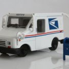 Diecast Usps Postal Mail Delivery Box Truck Llv With Mailbox 1:64 Scale