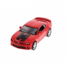 Diecast 5" 2014 Chevy Chevrolet Camaro Stripe Car 1:38 Red