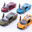 Diecast 5" Lamborghini Sian Fkp 37 Car 1:40 *Choose Color*