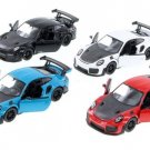Diecast 4Pc Set 5" Porsche 911 Gt2 Rs Car 1:36