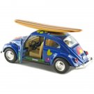 Diecast 1967 Volkswagen Beetle Decal With Surfboard 1:32 Vw Blue