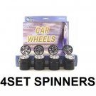 Diecast Chrome Spinners Replacement Wheels Tire Set Rims 1/18 Scale Cars And Trucks 2006