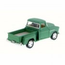 Diecast 5" 1955 Chevy Stepside 3100 Pickup Truck 1:32 Matte Green