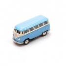 Diecast 2.5" 1962 Vw Volkswagen Bus Car 1:64 Pastel Blue