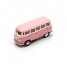 Diecast 2.5" 1962 Vw Volkswagen Bus Car 1:64 Pastel Pink