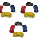 Diecast 12Pc Box 2.5" 1967 Vw Beetle 2Tone Car 1:64