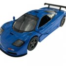 Diecast 5" 1995 Mclaren F1 Gtr Car 1:34 Blue