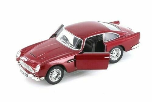 Diecast 5" Aston Martin Db5 Car 1:38 Pull Action Red