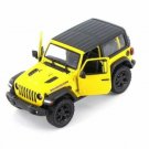 Diecast 5" Jeep Wrangler Rubicon Hard Top Car 1:34 Yellow