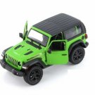 Diecast 5" Jeep Wrangler Rubicon Hard Top Car 1:34 Green