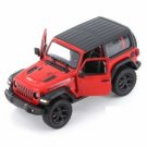 Diecast 5" Jeep Wrangler Rubicon Hard Top Car 1:34 Red