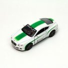 Diecast 5" 2012 Bentley Continental Gt Speed Decal Car 1:38 White