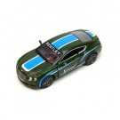 Diecast 5" 2012 Bentley Continental Gt Speed Decal Car 1:38 Green