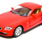 Diecast 5" Bmw Z4 Coupe Hardtop Car 1:32 Red